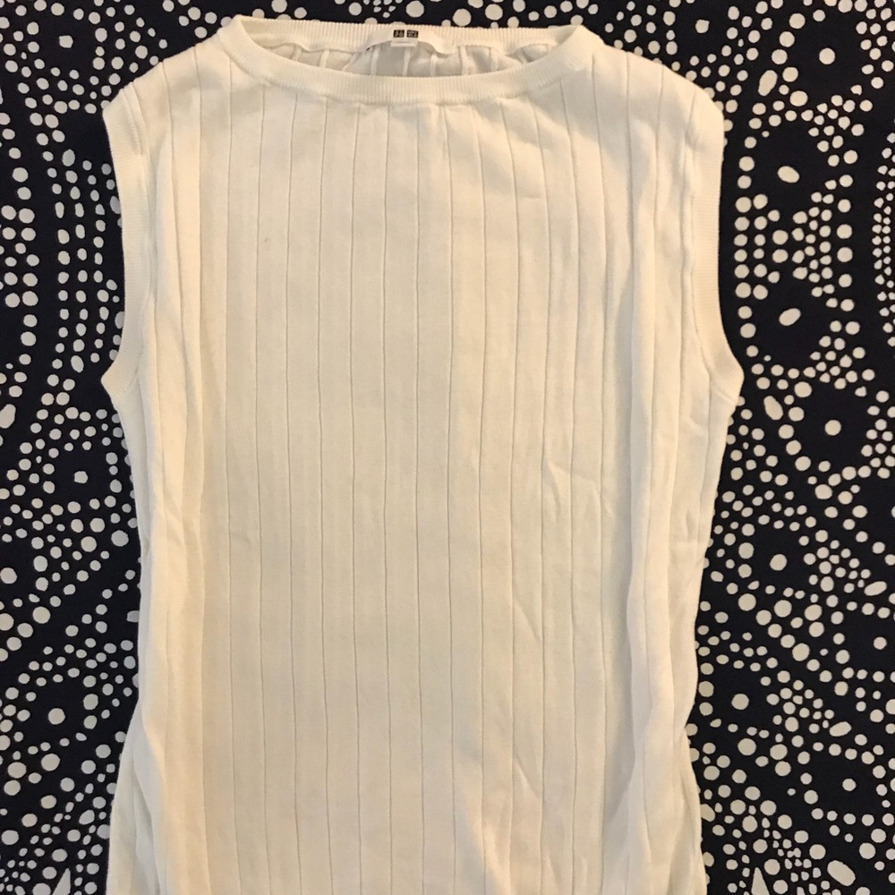 Uniqlo Cotton Short Sleeve Sweater Women’s XS